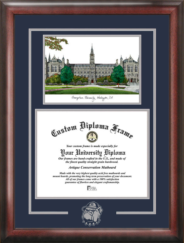 Picture of Campus Images DC996SG Georgetown University Spirit Graduate Frame