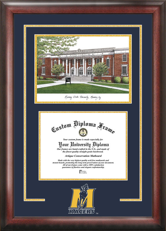 Picture of Campus Images KY984SG Murray State University Spirit Graduate Frame with Campus Image