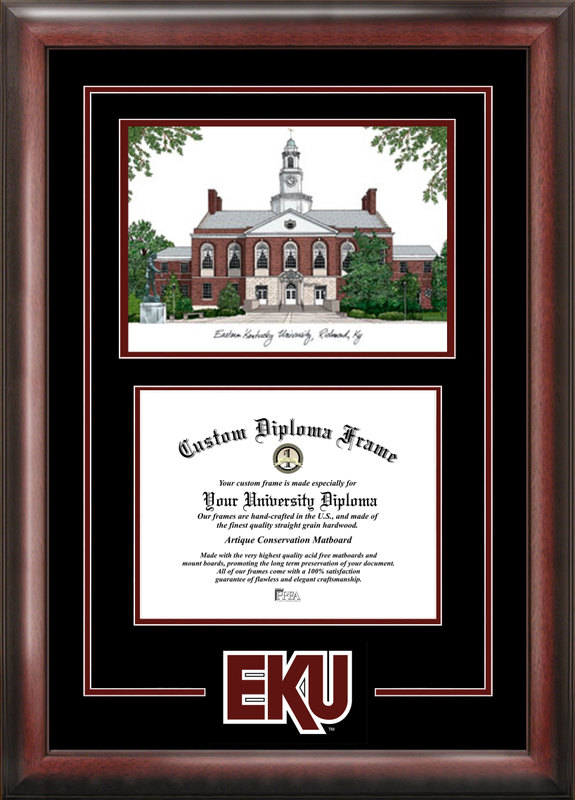 Picture of Campus Images KY999SG Eastern Kentucky University Spirit Graduate Frame