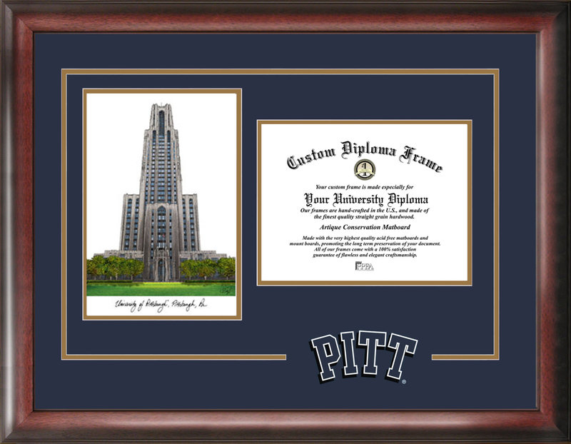 University of PittsburghSpirit Graduate Frame with Campus Image