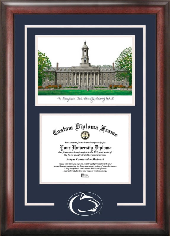 Penn State University Spirit Graduate Frame with Campus Image