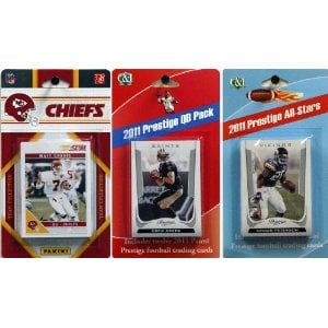 Picture of C & I Collectables 2011CHIEFSTSC NFL Kansas City Chiefs Licensed 2011 Score Team Set With Twelve Card 2011 Prestige All-Star and Quarterback Set
