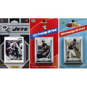 Picture of C & I Collectables 2011JETSTSC NFL New York Jets Licensed 2011 Score Team Set With Twelve Card 2011 Prestige All-Star and Quarterback Set