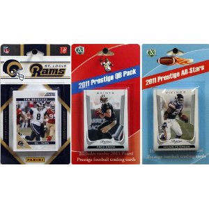 Picture of C & I Collectables 2011RAMSNTSC NFL St. Louis Rams Licensed 2011 Score Team Set With Twelve Card 2011 Prestige All-Star and Quarterback Set