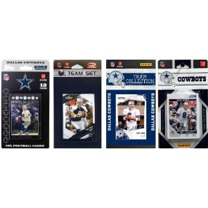 Picture of C & I Collectables COWBOYS411TS NFL Dallas Cowboys 4 Different Licensed Trading Card Team Sets
