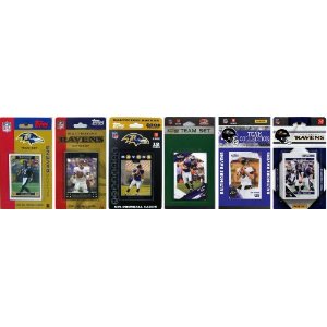 Picture of C & I Collectables RAVENS611TS NFL Baltimore Ravens 6 Different Licensed Trading Card Team Sets