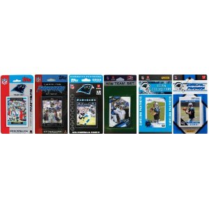 Picture of C & I Collectables PANTHERS611TS NFL Carolina Panthers 6 Different Licensed Trading Card Team Sets