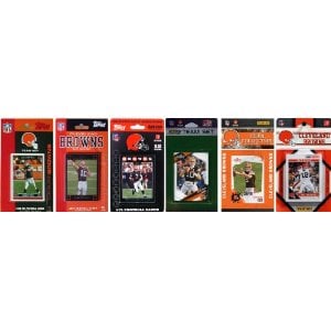 Picture of C & I Collectables BROWNS611TS NFL Cleveland Browns 6 Different Licensed Trading Card Team Sets