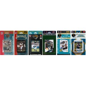 Picture of C & I Collectables JAGUARS611TS NFL Jacksonville Jaguars 6 Different Licensed Trading Card Team Sets