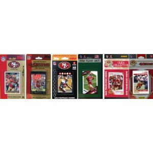 Picture of C & I Collectables 49ERS611TS NFL San Francisco 49ers 6 Different Licensed Trading Card Team Sets