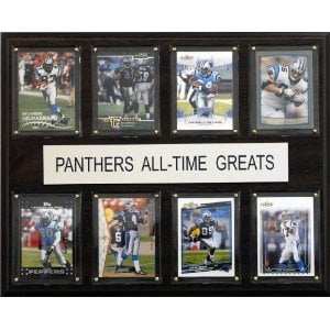 Picture of C & I Collectables 1215ATGCPANTH NFL Carolina Panthers All-Time Greats Plaque