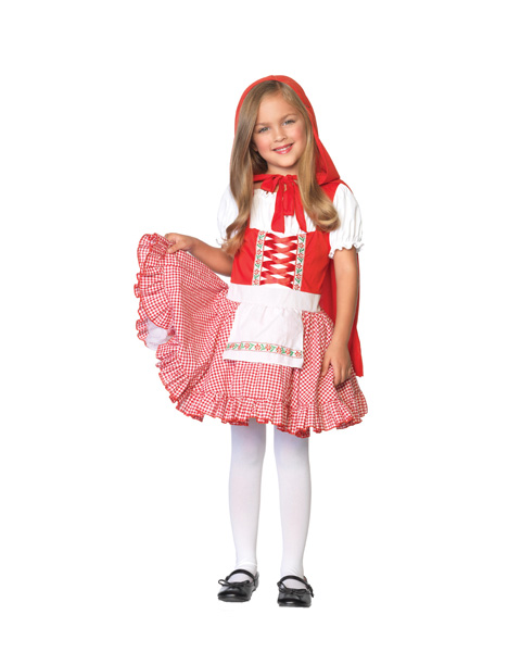 Picture of Leg Avenue LAC48120-L Girls Lil Miss Red Riding Hood Costume LARGE