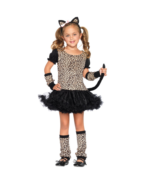 Picture of Leg Avenue LAC48129-S Girls Little Leopard Costume SMALL