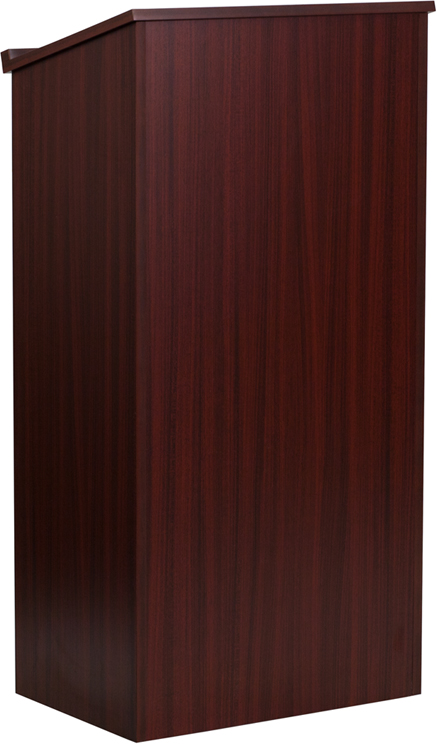 Picture of Flash Furniture MT-M8830-LECT-MAH-GG Mahogany Stand-Up Lectern