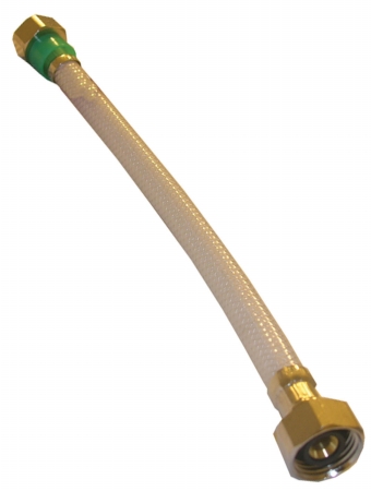 10-2431 .5 in. IPS x .5 in. IPS x 30 in. Plastic Supply Flex Hose Connect