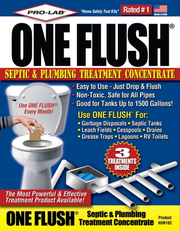ON102  One Flush Septic & Plumbing Treatment Concen -  Pro-lab Incorporated, PR310718