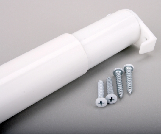 RP0021-30-48 30 in. To 48 in. White Adjustable Closet Rod