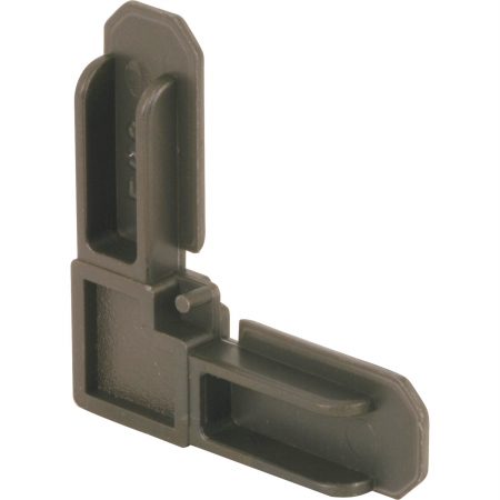 Plastic Screen Frame Corners, 5 in. x 3/4 in., Bronze Finish, PK4