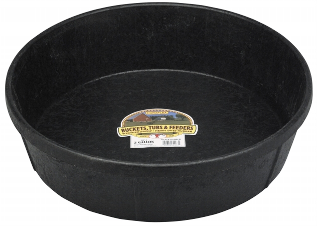 Picture of Miller Manufacturing HP-3 3 Gallon Rubber Feed Pans