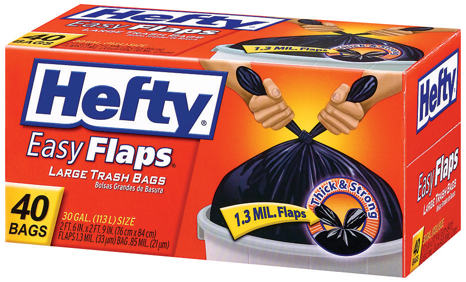 Picture of Hefty E27744 40 Count 30 Gallon Trash Bags