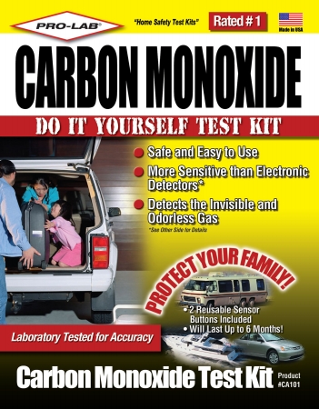 CA101 Carbon Monoxide Do It Yourself Test Kit