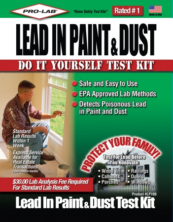 LP106 Lead In Paint & Dust Do It Yourself Test Kit