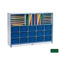 RAINBOW ACCENTS 0415JCWW119 SECTIONAL MOBILE CUBBIE Without trays - GREEN RAINBOW ACCENTS 0415JCWW119 SECTIONAL MOBILE CUBBIE Without trays - GREEN