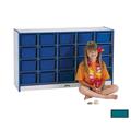 RAINBOW ACCENTS 0420JCWW005 20 TRAY MOBILE CUBBIE Without trays - TEAL RAINBOW ACCENTS 0420JCWW005 20 TRAY MOBILE CUBBIE Without trays - TEAL