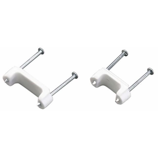 50 Count .75 in. White Insulated Romex Staples