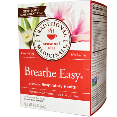 Picture of Traditional Medicinals 0649004 Breathe Easy Herbal Tea - 16 Tea Bags