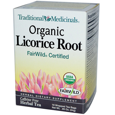 Picture of Traditional Medicinals 0795534 Organic Licorice Root Herbal Tea - 16 Tea Bags