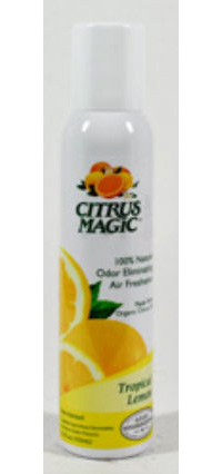 Picture of Citrus Magic 1061639 Natural Odor Eliminating Air Freshener- Tropical Lemon- 3.5 fl oz - 103 ml  3.5 oz