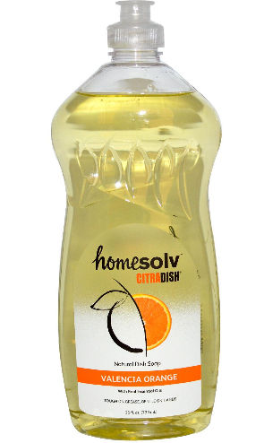 Picture of Citra-Solv 0803817 Homesolv CitraDish  Natural Dish Soap  Valencia Orange  25 fl oz - 739 ml - 25 oz