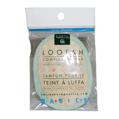 Picture of Earth Therapeutics 0754960 Loofah Complexion Pad - 1 Pad