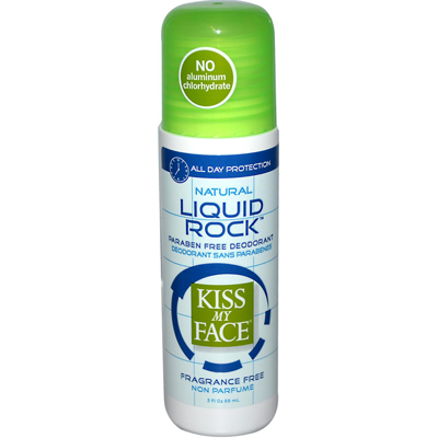 Picture of Kiss My Face 0990648 Deodorant Liquid Rock Roll-On Fragrance Free - 3 fl oz
