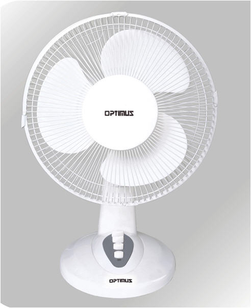 Picture of Optimus Table Fan 12 in. Oscillating Table 3Speed - White - F1230