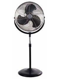 Picture of Optimus 18 in. Stand Fan Industrial Chrome Grill - Black - F4184