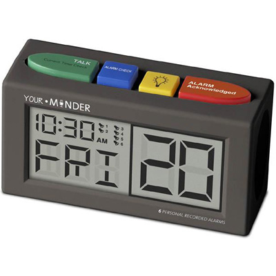Picture of Medcenter Alarm Clock Pill Reminder Personal Recording - 73202