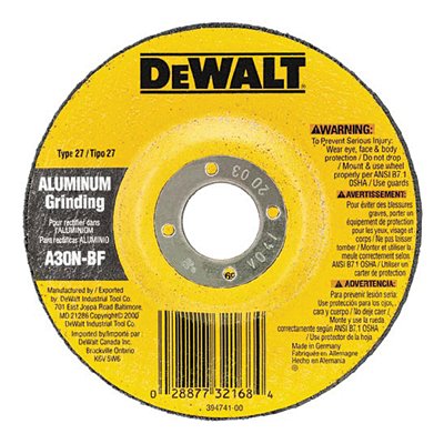 Picture of Dewalt 115-DW8405 4.5 in. X.25 in. X.63 in. -11 Aluminum Grinding Wheel