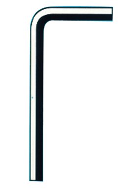 56 in. L-Wrench Long Hexkey - Black Oxide - 9in.