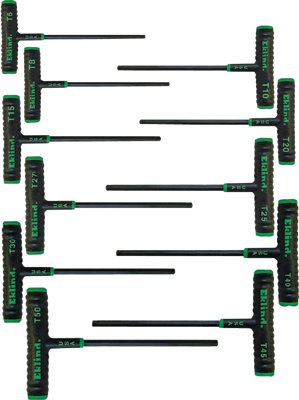 11 Key Torx Power T Keyset In Pouch 6 in. Arm