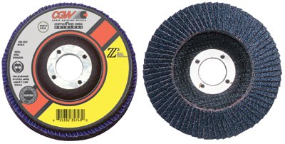 421-42335 4.5X.63-11 Z3-80 T29 Reg 100 percent Za Flap Disc -  CGW Abrasives