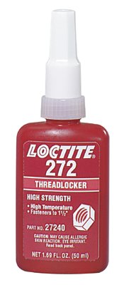250Ml Threadlocker 272 Hi Temp- Hi Strength