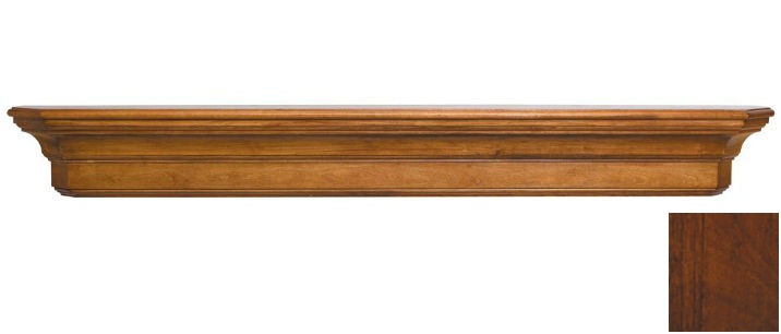 Picture of Pearl Mantels 490-48-70 Lindon Wood 48 Inch Wall Shelf  Distressed Cherry Finish