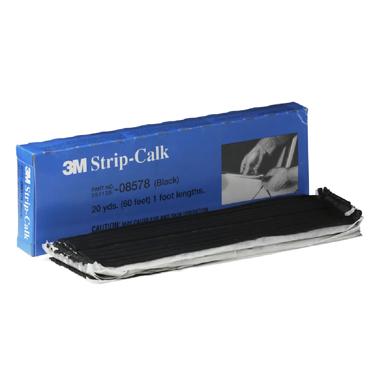 3M Strip Caulk 1 Inch Box of 60 Strips