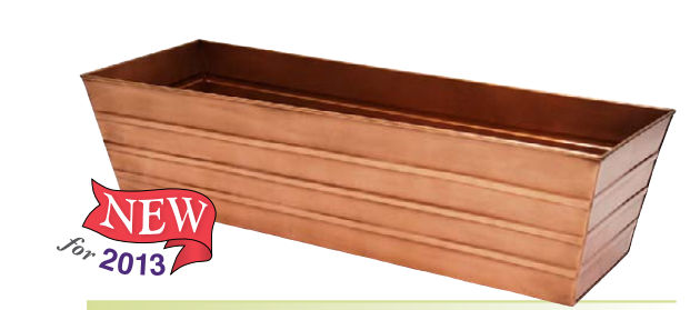 Picture of Achla C-08C Copper Plated Window Box - Small