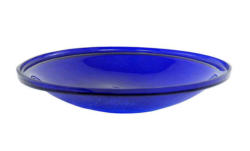 Picture of Achla CGB-14CB 14 in. Cobalt Blue Crackle Glass Bowl