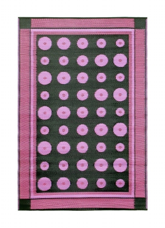 Picture of Achla K-131 Dots 4 x 6 Floor Mat Berry
