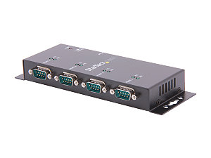 4 Port USB to DB9 RS232 Serial Adapter Hub