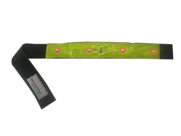 Picture of Bright Ideas RBD2ML 3M Scotchlite Reflective LED Lime Armband pk 2